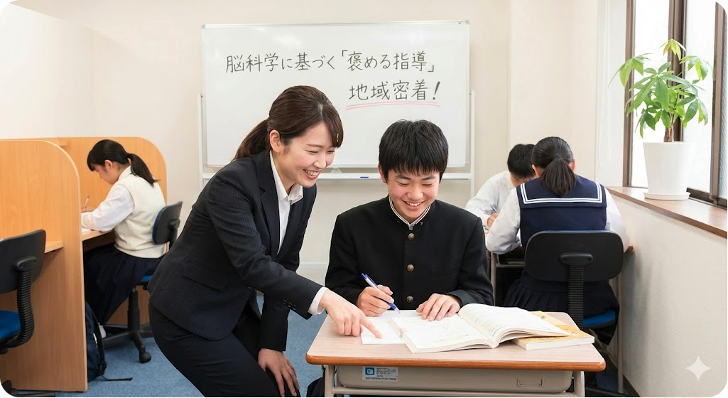 褒める　伸ばす　個別指導 魔法の言葉