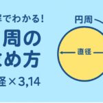 円周の求め方