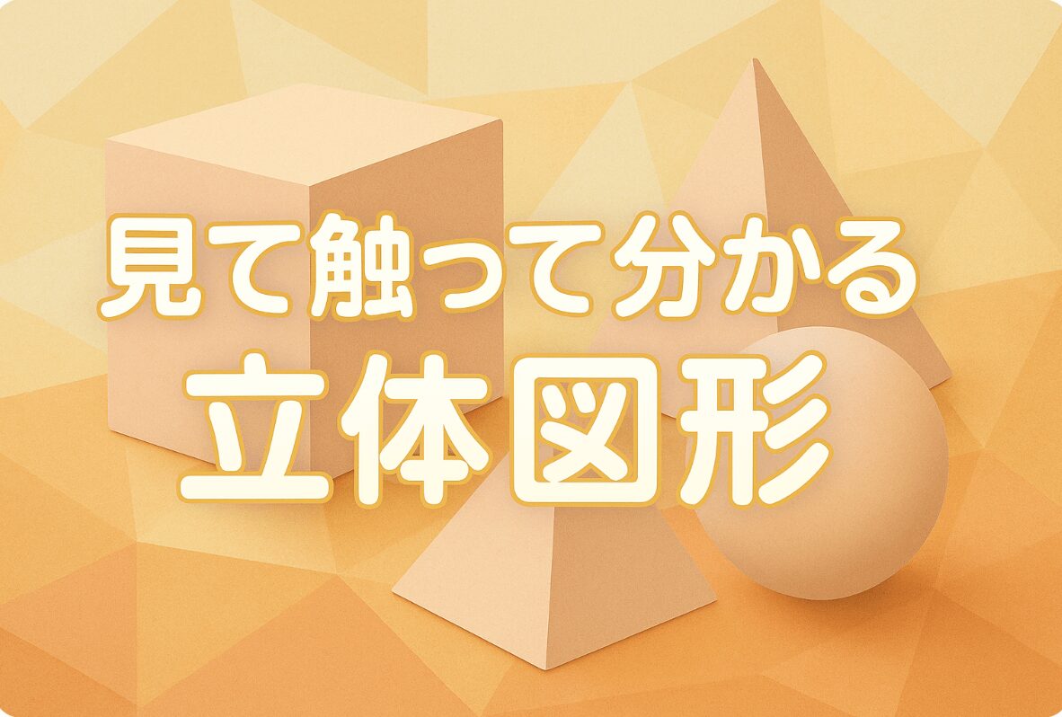 見て触って分かる 立体図形
